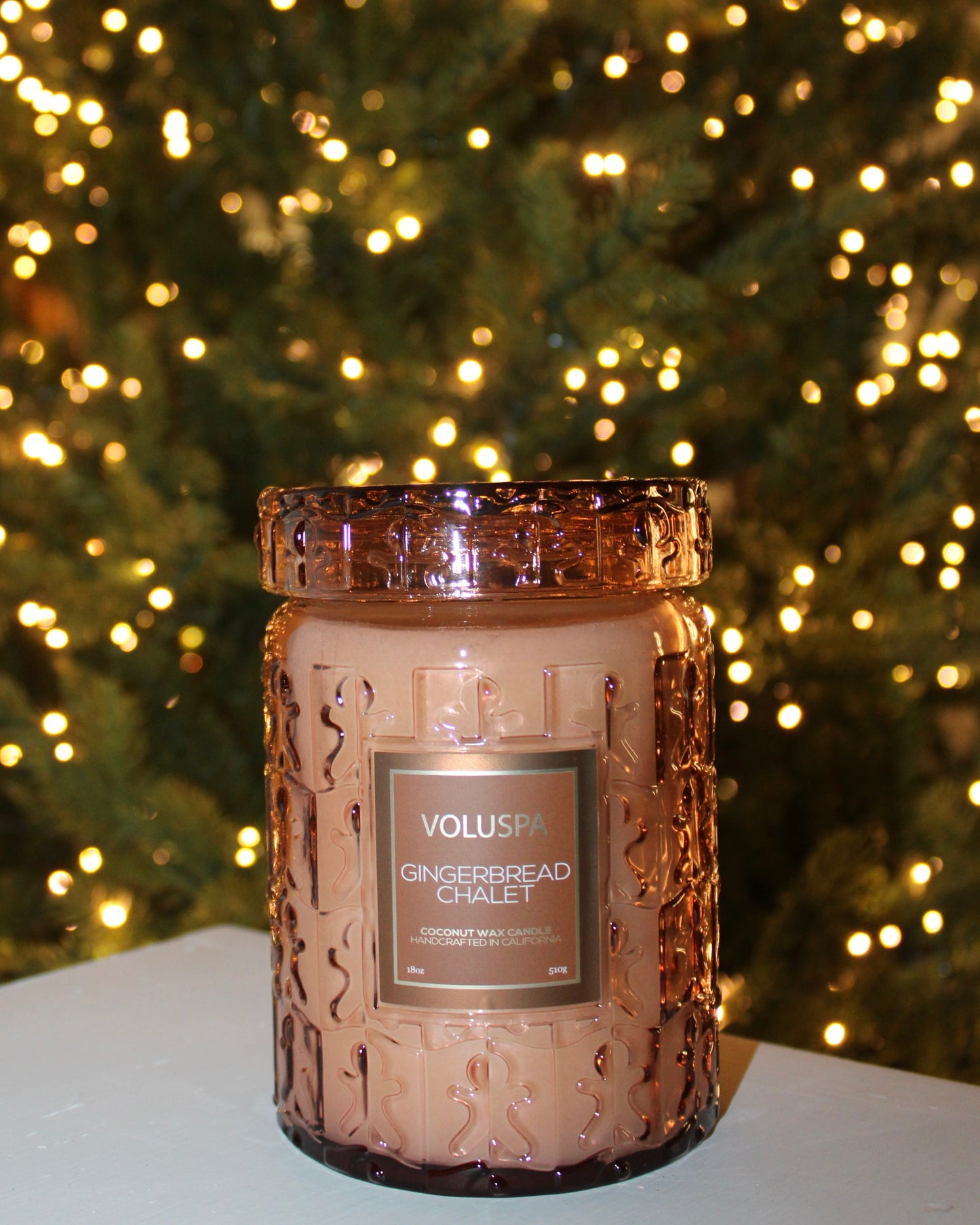 Gingerbread Chalet Candle