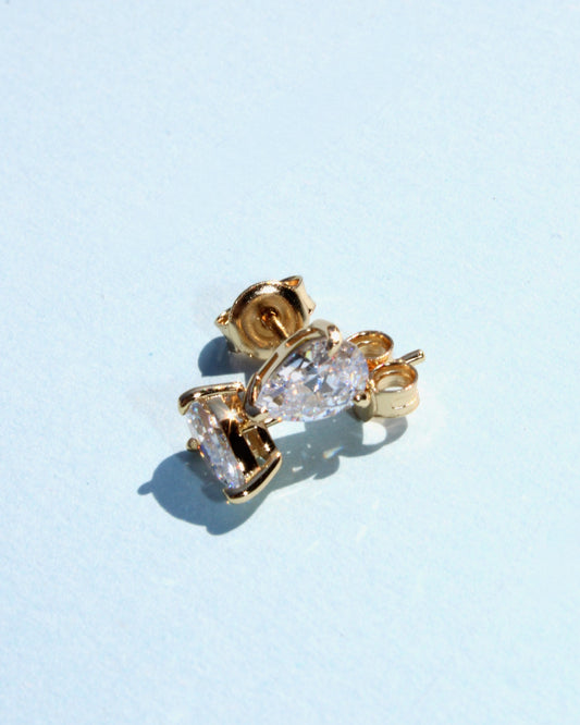Pear Stud Earrings