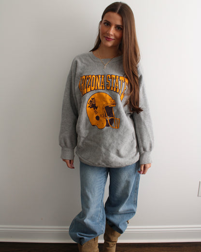 Evi11 Twin Vintage ASU Crewneck