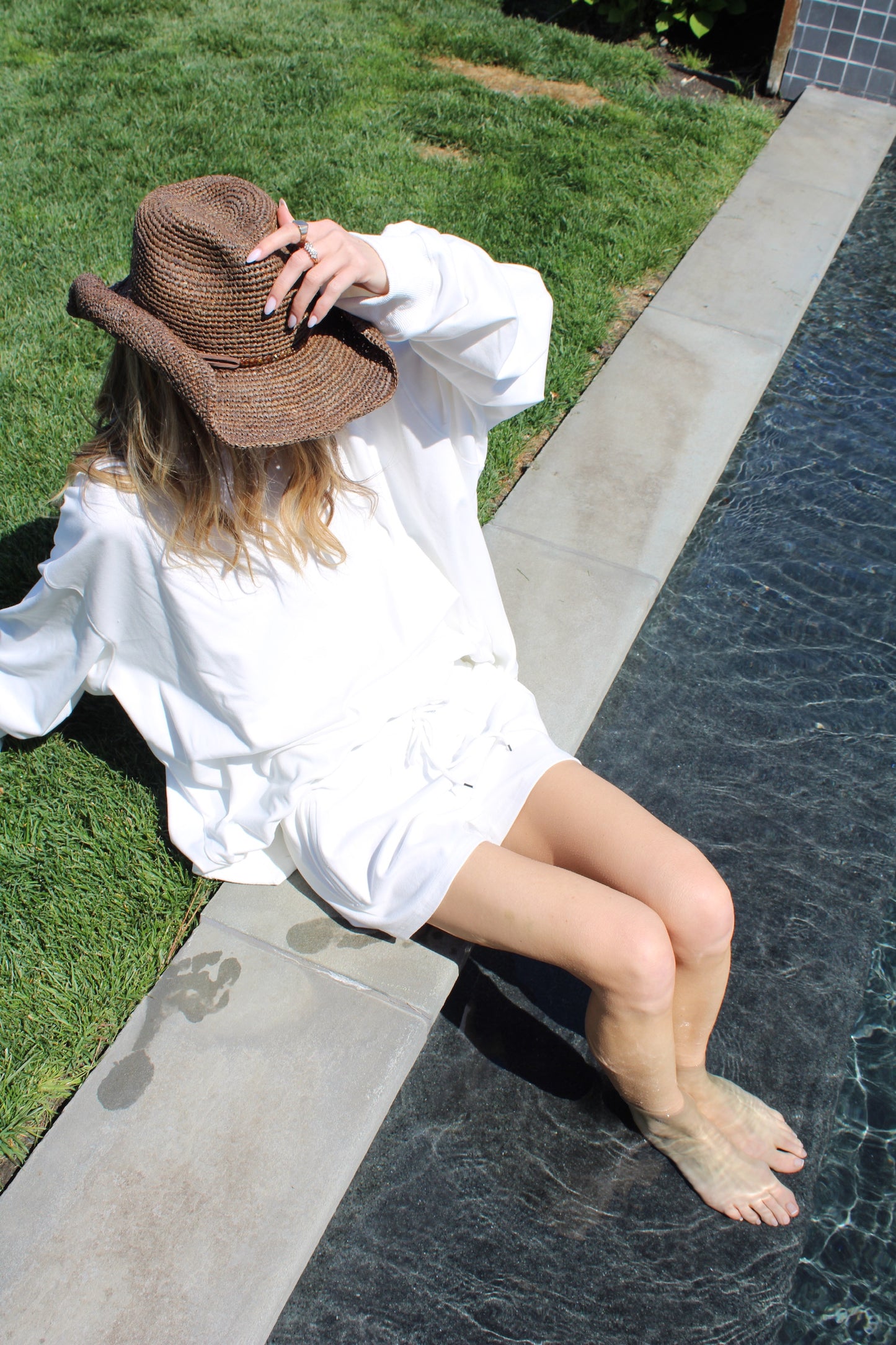 The Sunday Brunch Mockneck // White