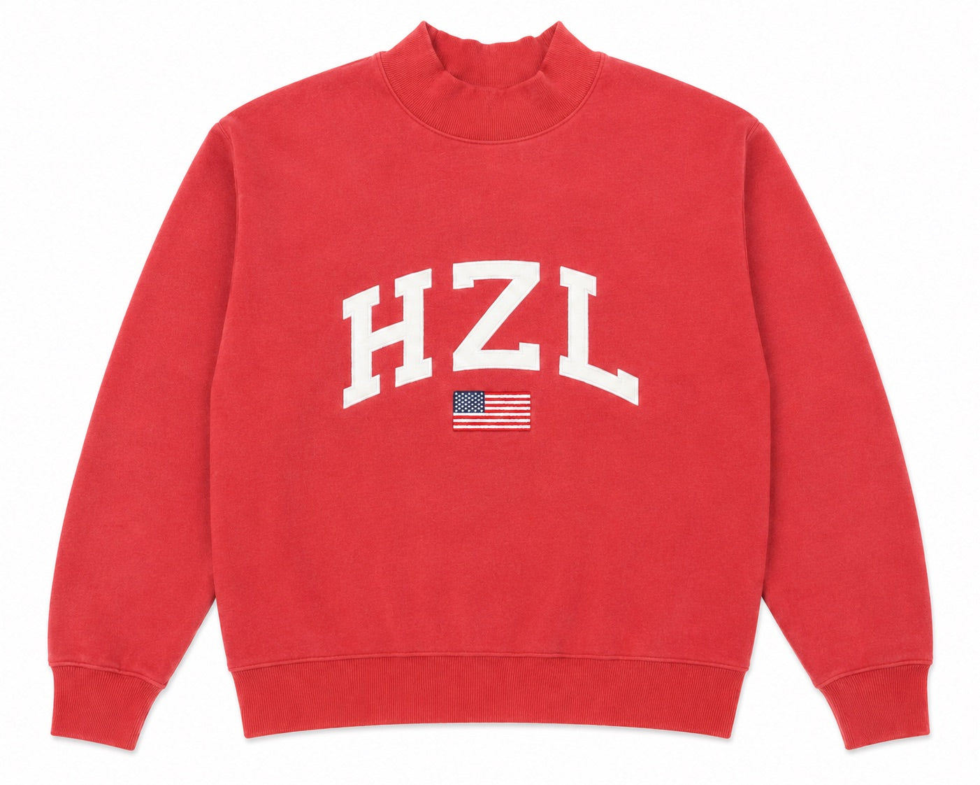 The HZL Miss America Mockneck // Cherry
