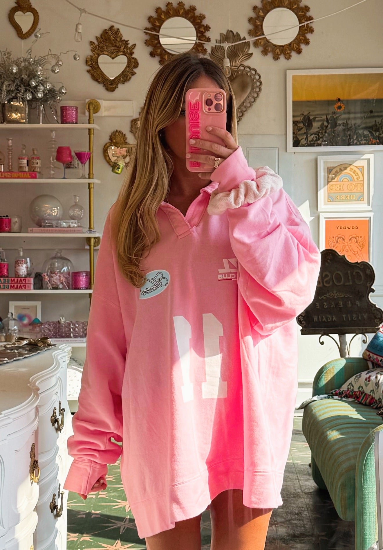 The HZL Sport Club Polo // Pink