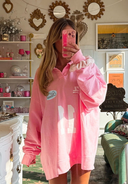 The HZL Sport Club Polo // Pink