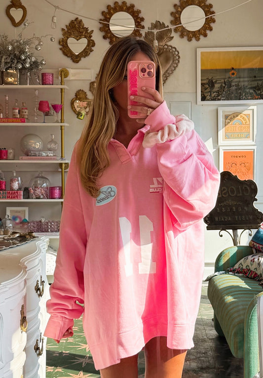 The HZL Sport Club Polo // Pink