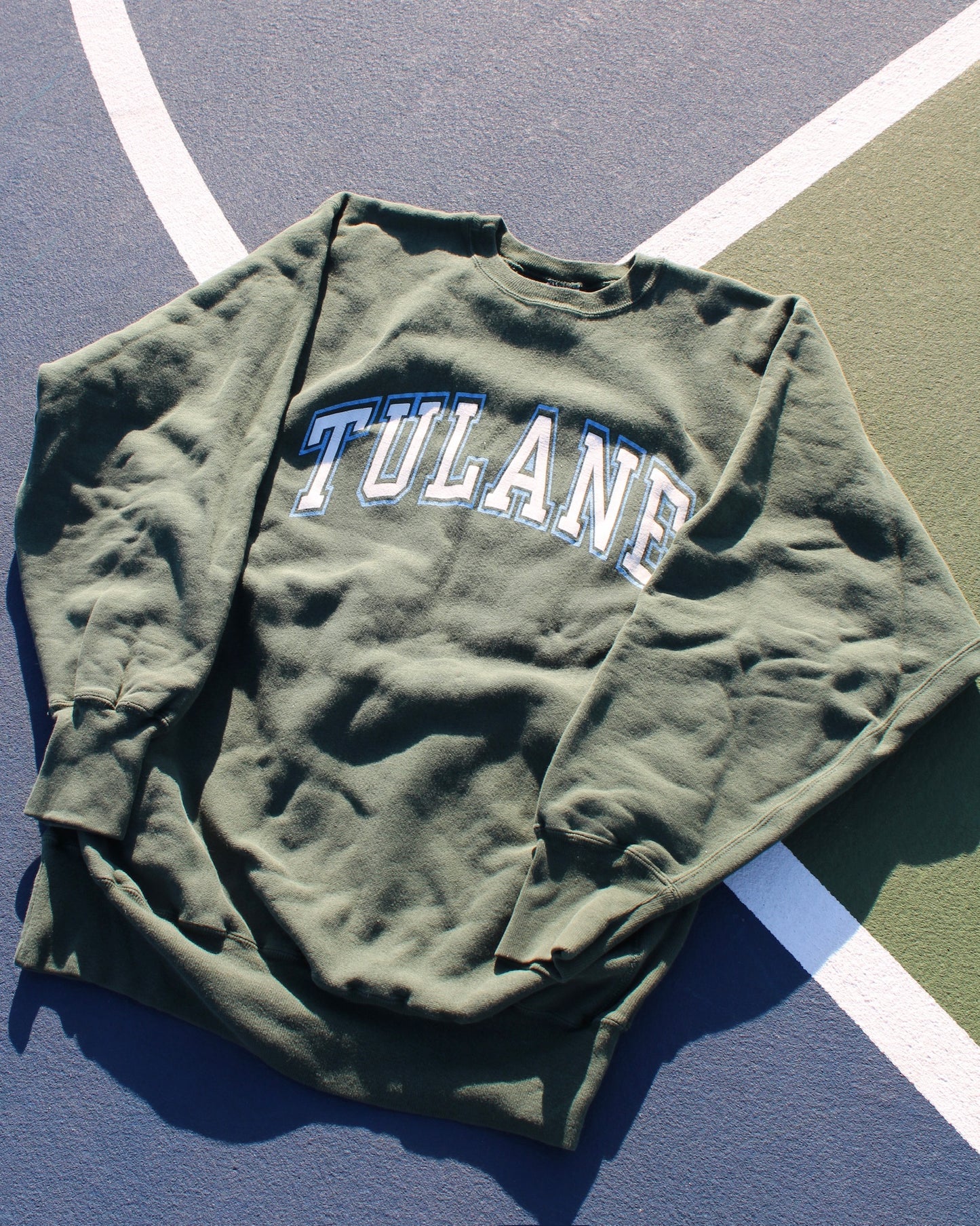 EVI11 Twin Vintage Tulane Crewneck