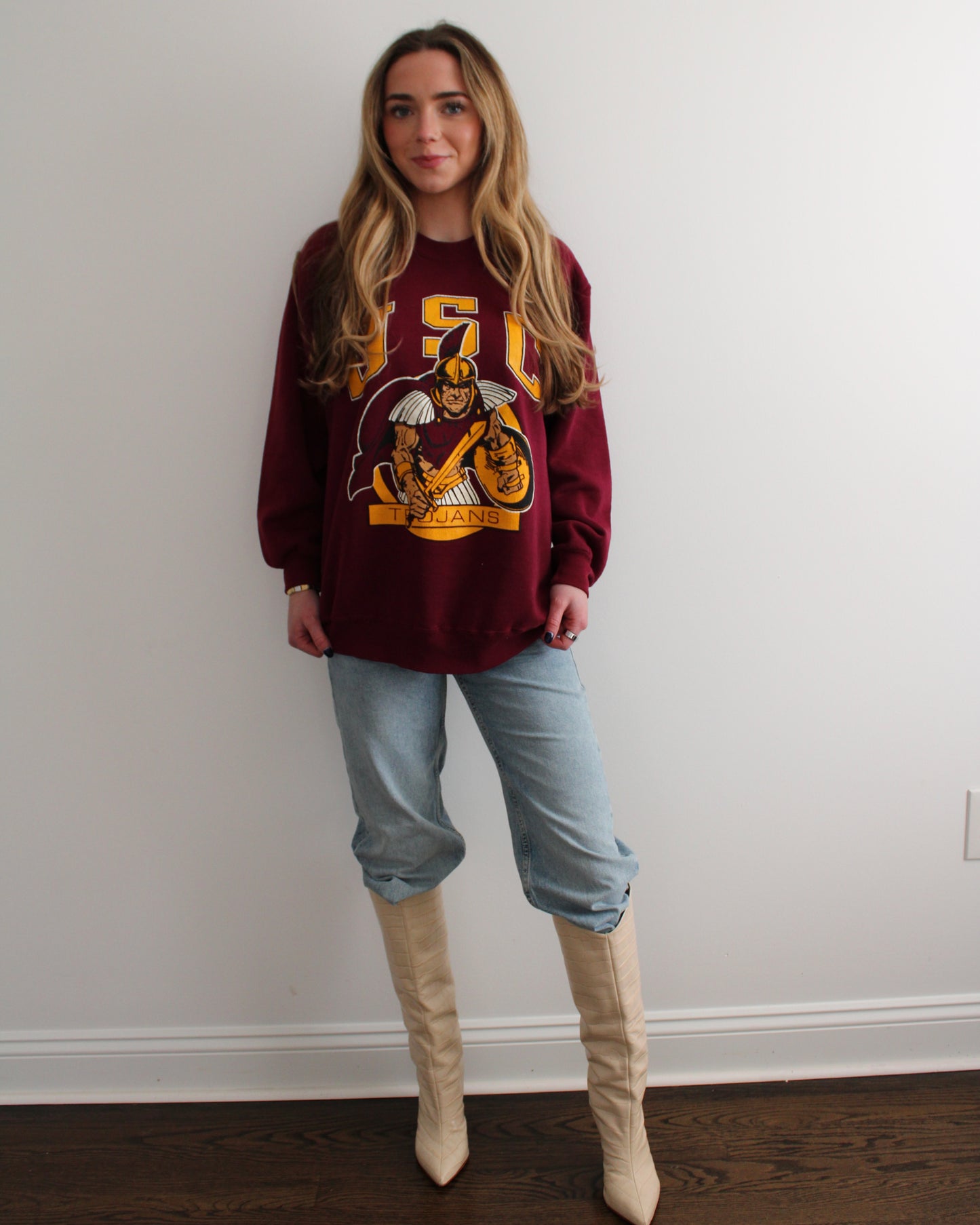 Evi11 Twin Vintage USC Crewneck