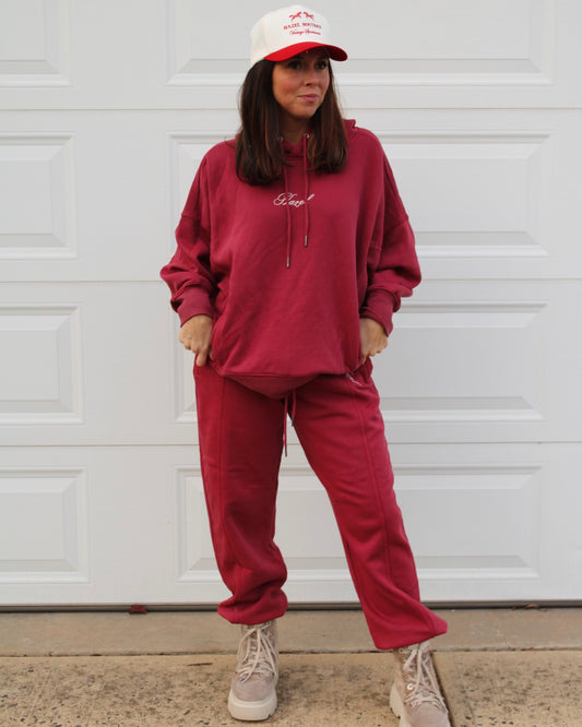 The JJ x FP Set // Maroon Pant