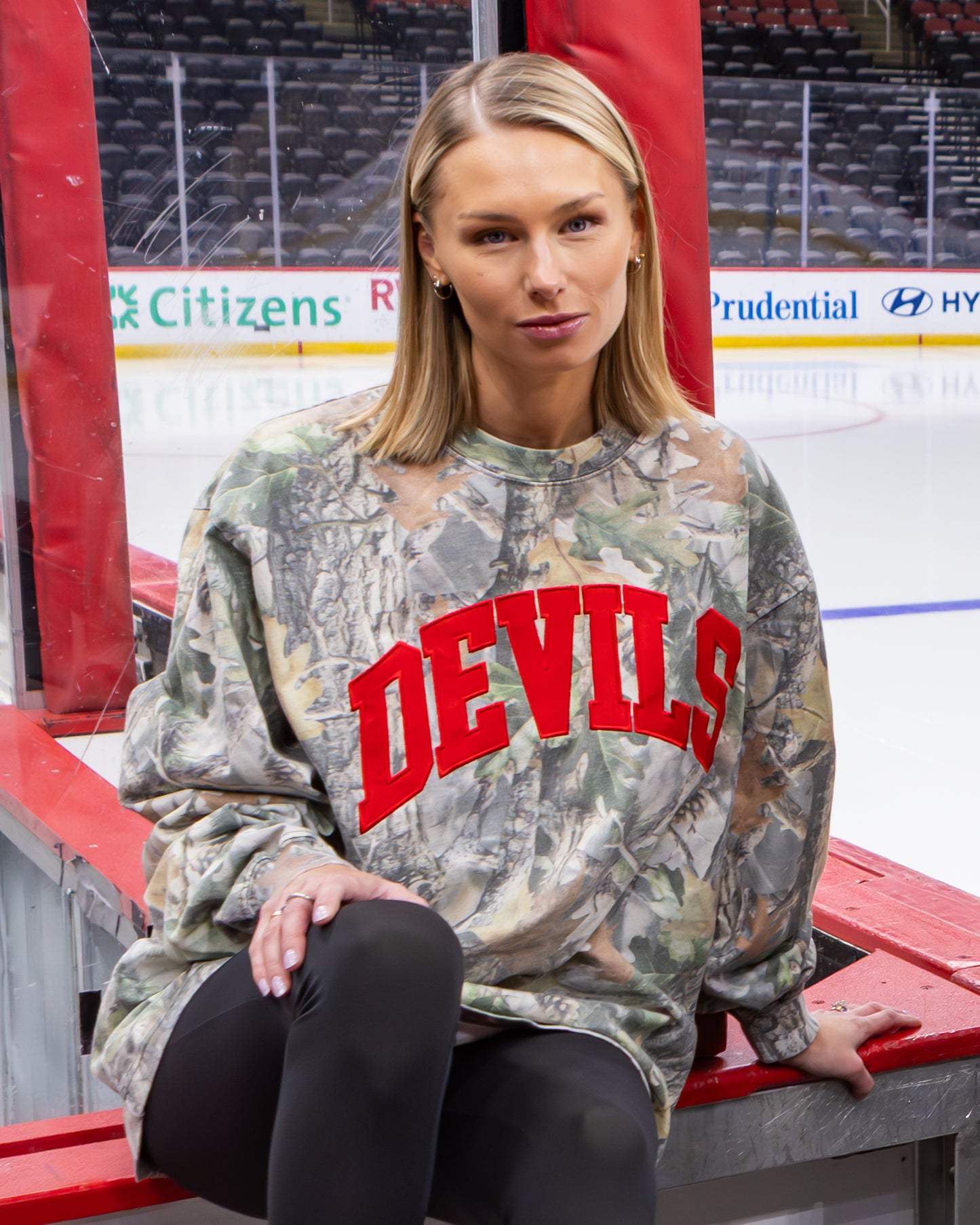 The Hazel X Devils Camo Long Sleeve
