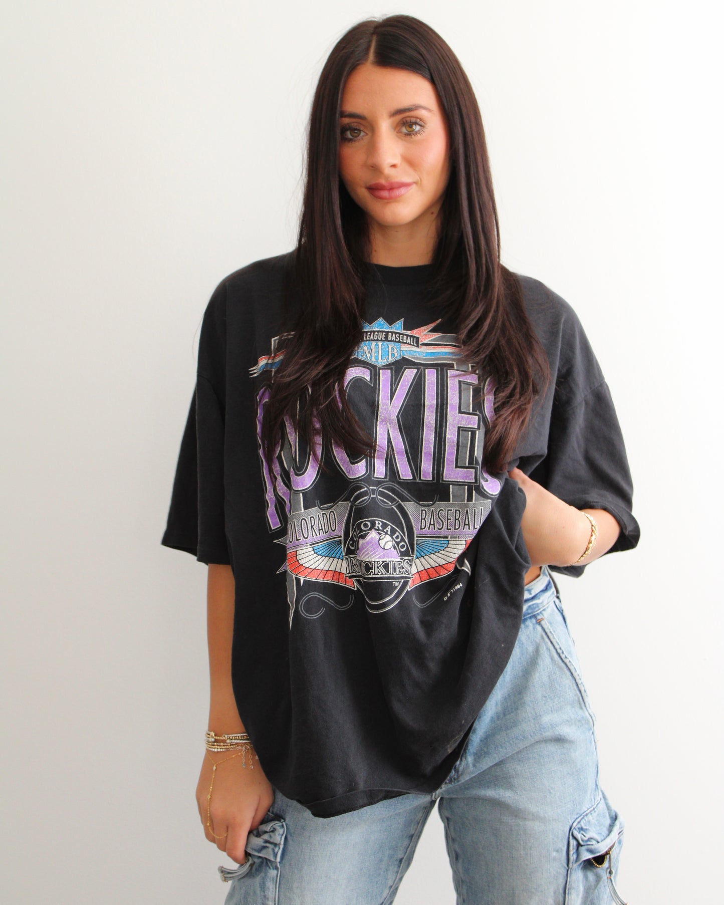 Evi11 Twin Vintage Rockies Tee