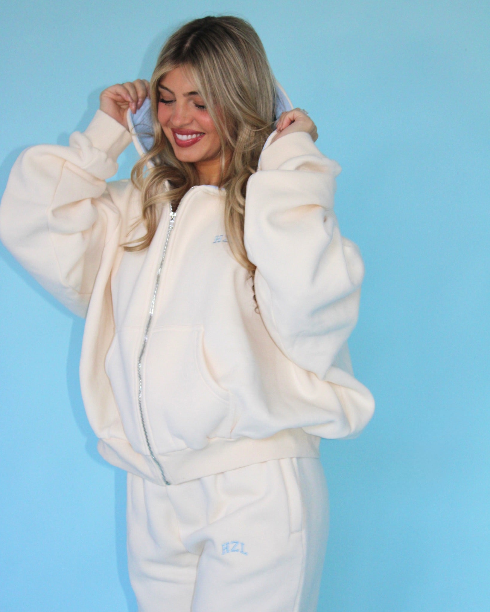 The HZL 'Something Blue' Zip Up – Hazel Boutique