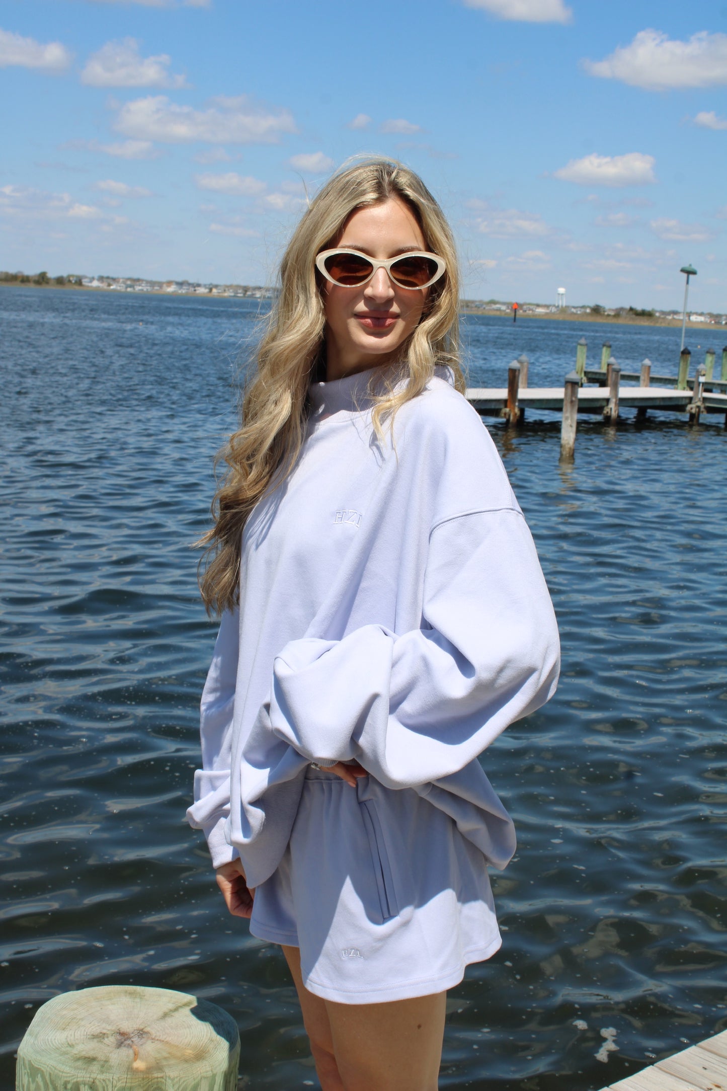 The Sunday Brunch Mockneck // Dusty Blue