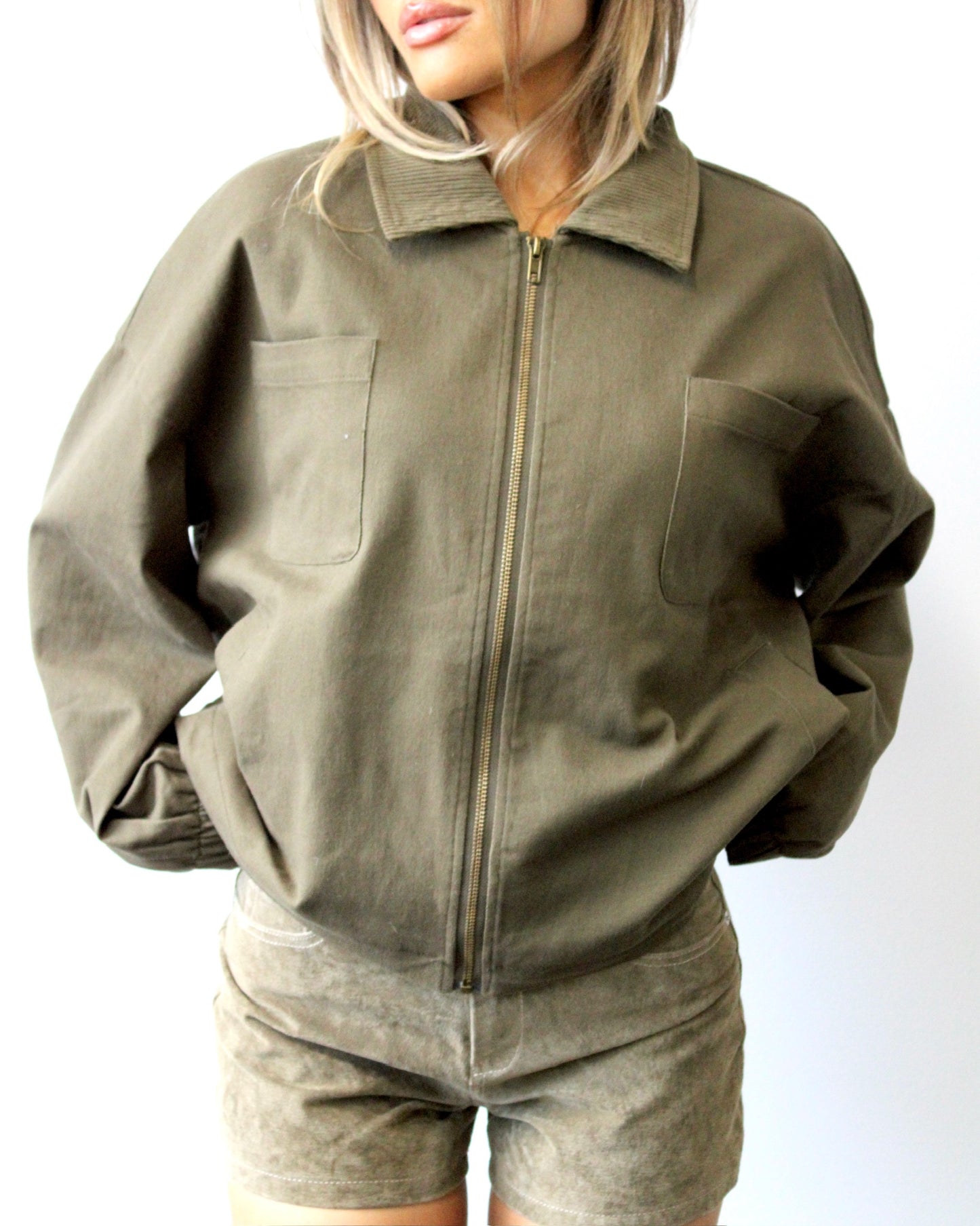 The Alexis Jacket // Olive