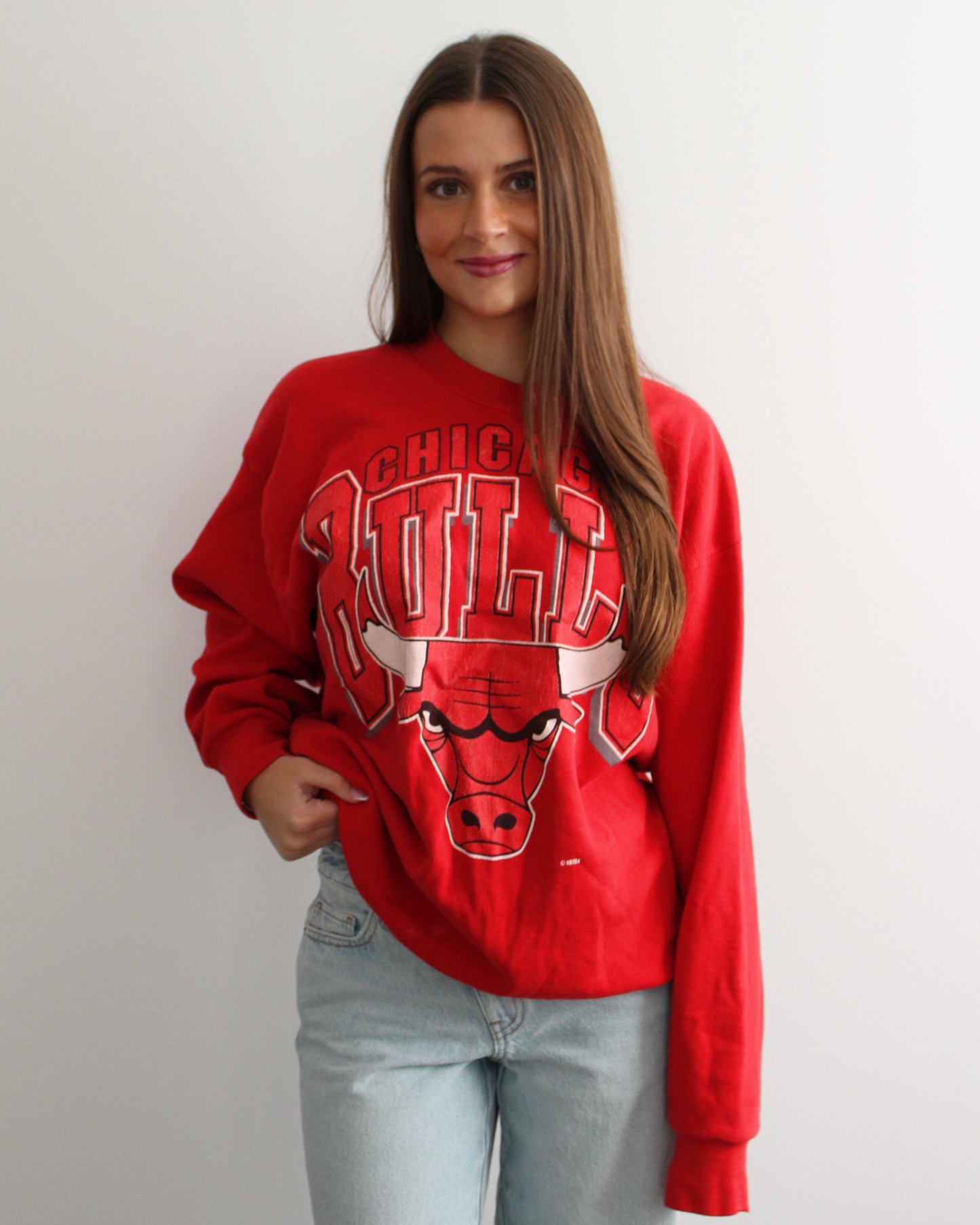 Evi11 Twin Vintage Bulls Crewneck