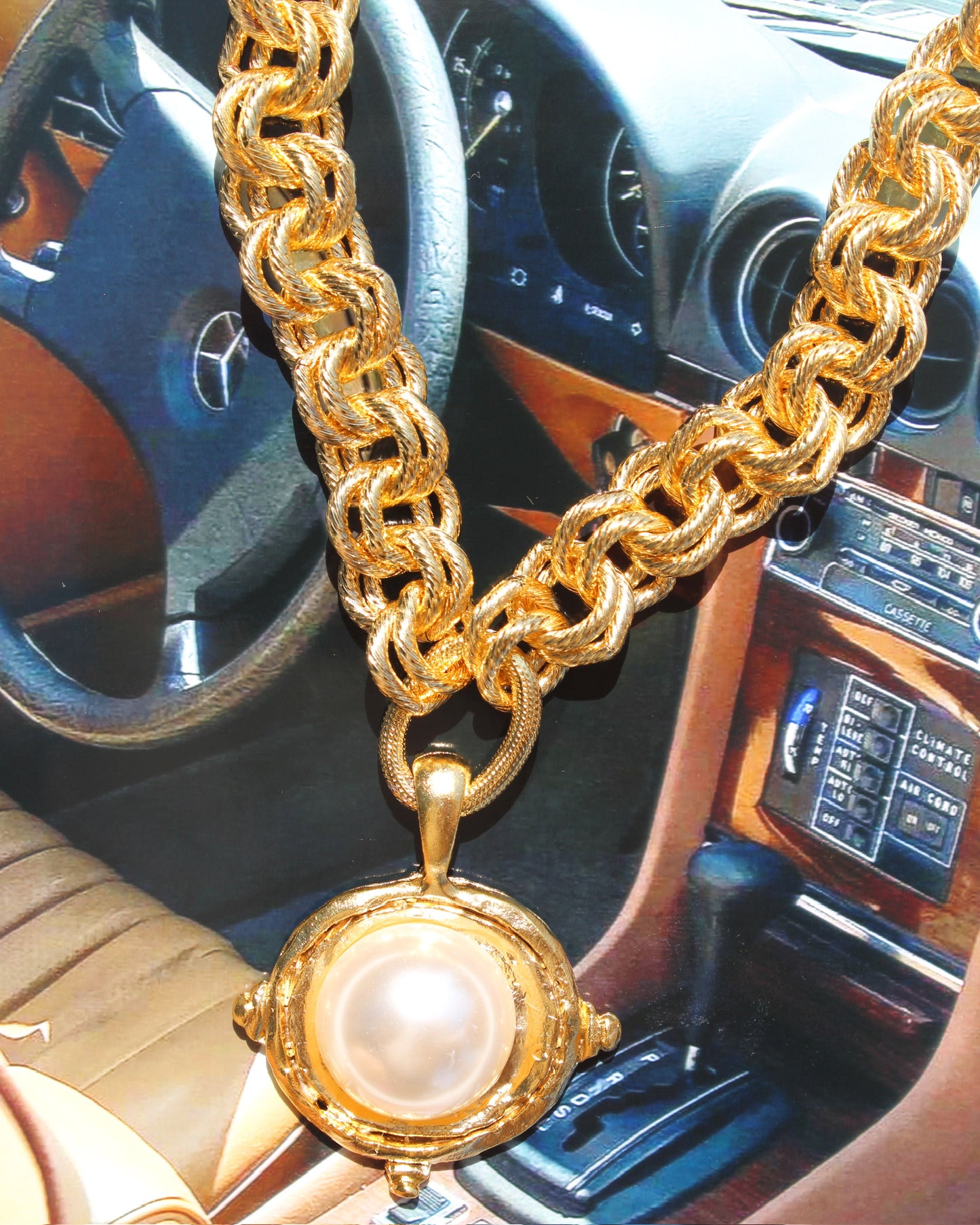 Pearl Cammi Necklace // Gold