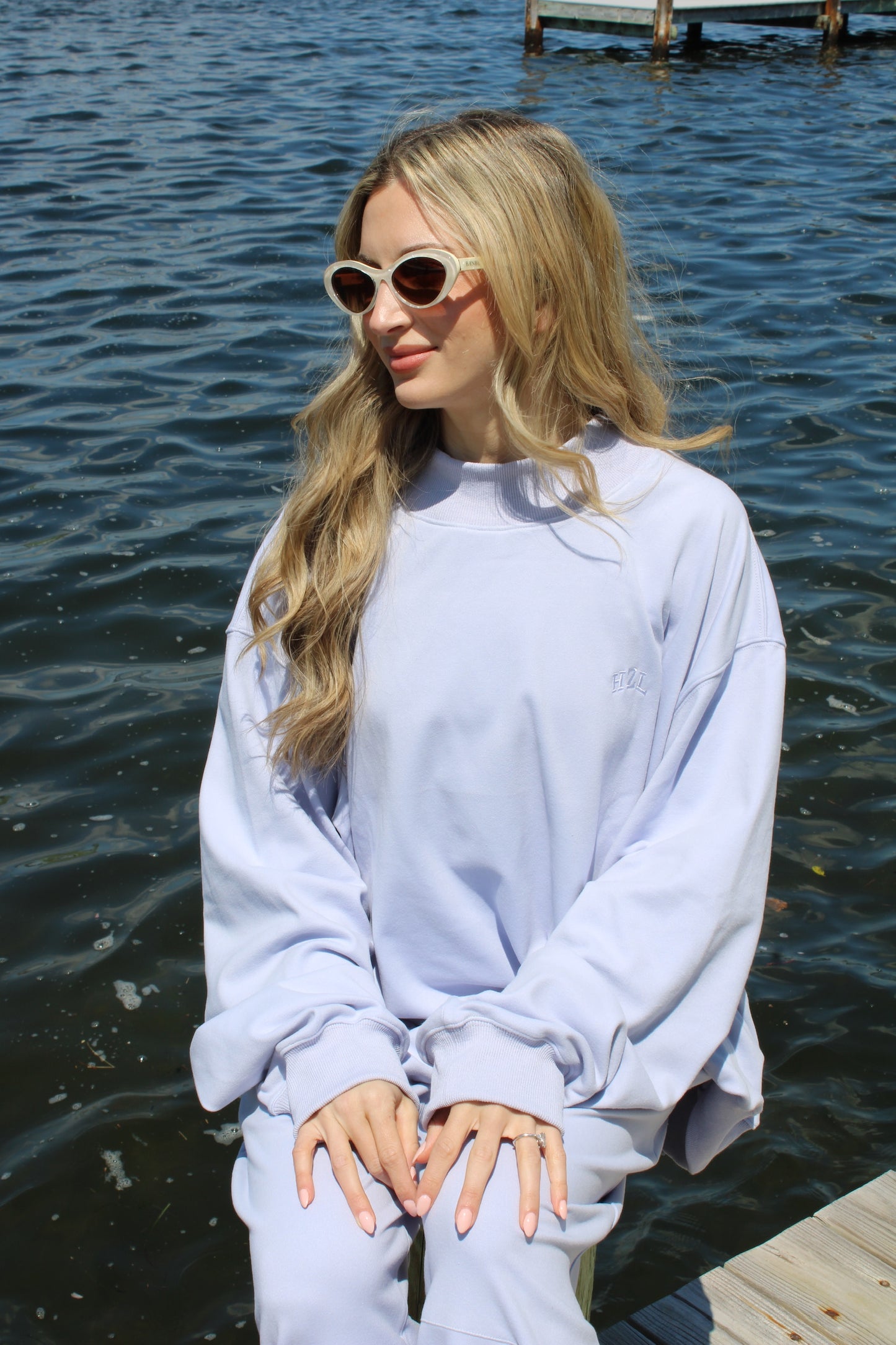 The Sunday Brunch Mockneck // Dusty Blue