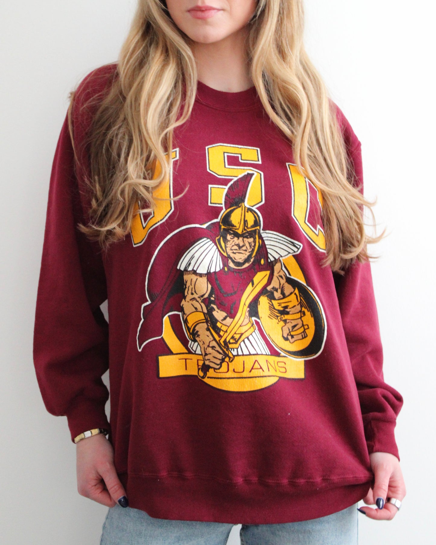 Evi11 Twin Vintage USC Crewneck