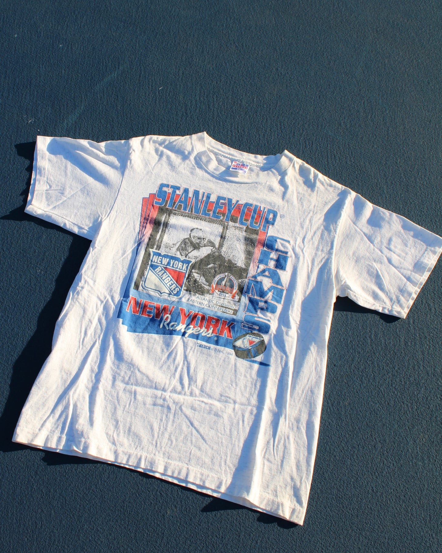 EVI11 Twin Vintage Rangers Champs Tee