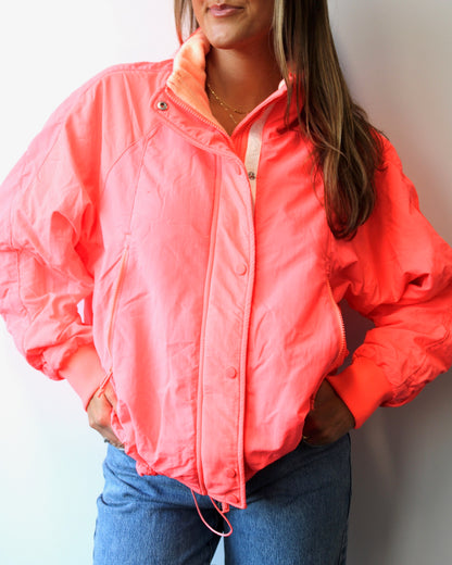 Neon Coral Jacket