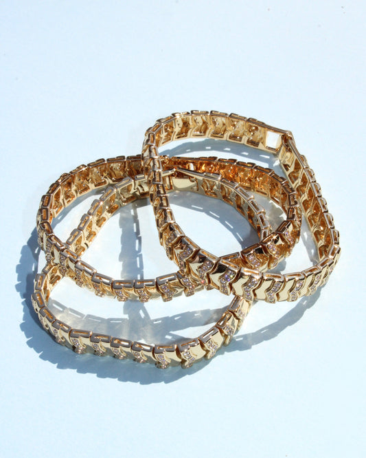 Chevron Chain Bracelet