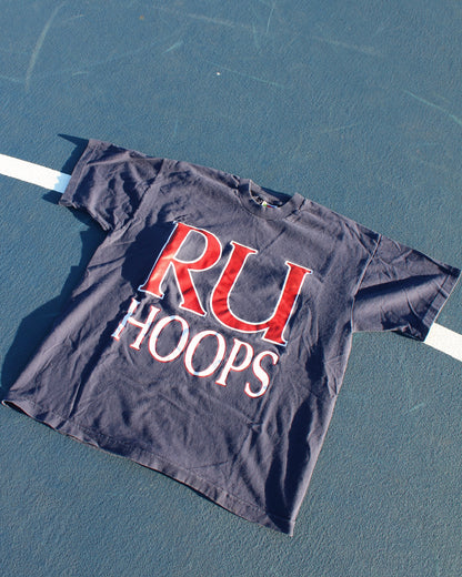 EVI11 Twin Vintage Rutgers Hoops Tee