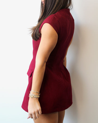 Noelia Mini Dress // Red