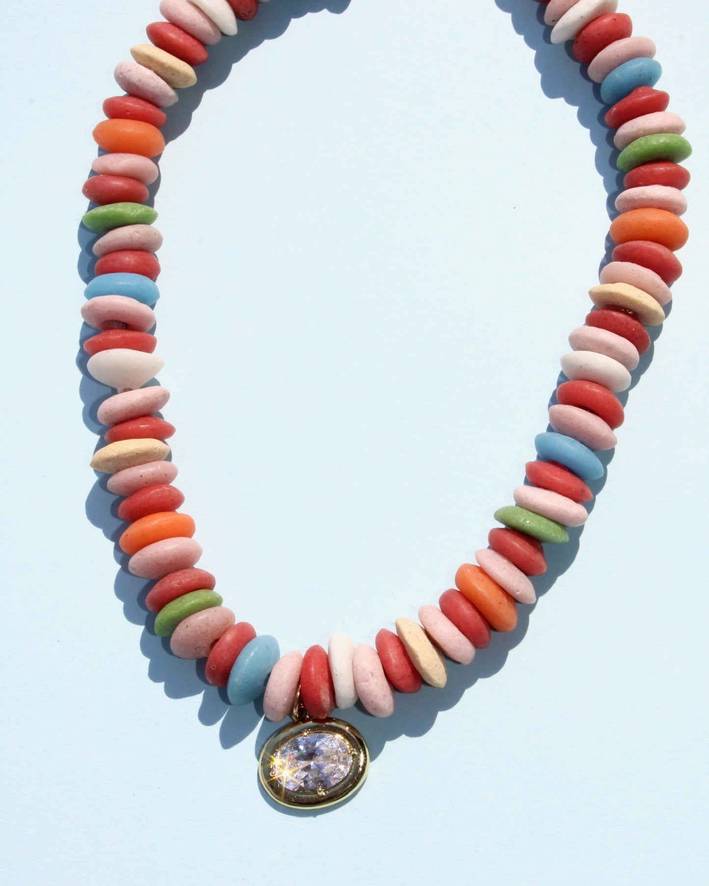 The Punch Necklace // Oval Charm