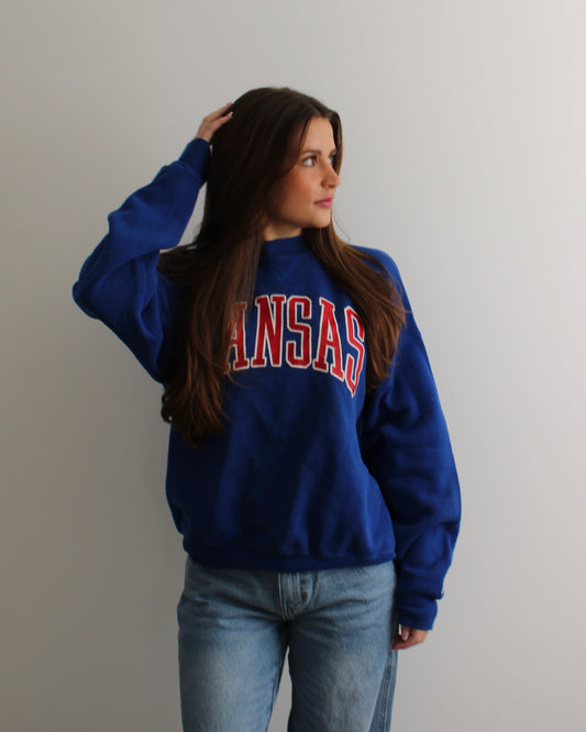 Evi11 Twin Vintage Kansas Crewneck