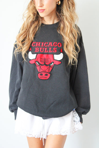 Evil Twin Vintage Embroidered Chicago Bulls Crewneck