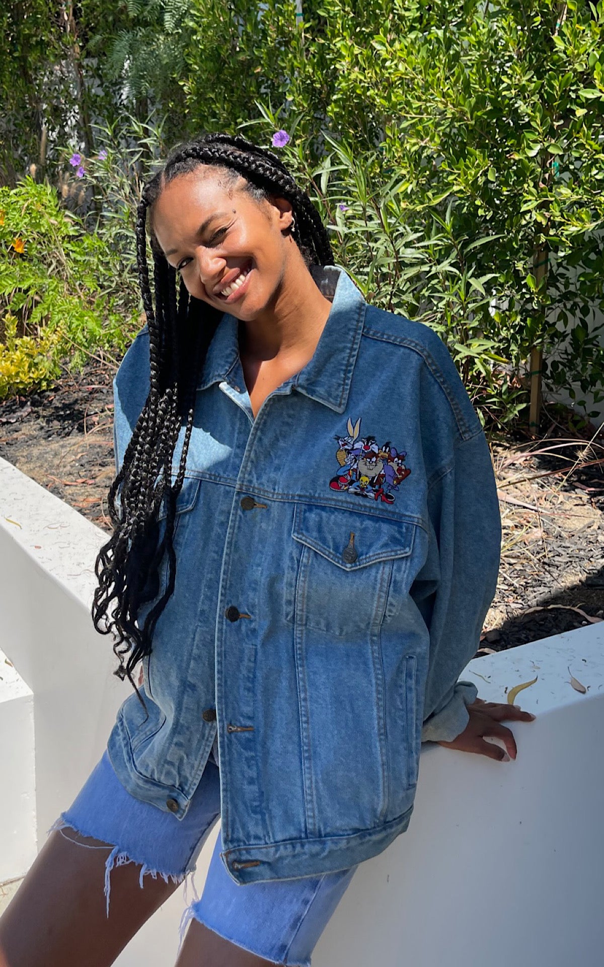 Evi11 Twin Vintage Looney Tunes Denim Jacket – Hazel Boutique