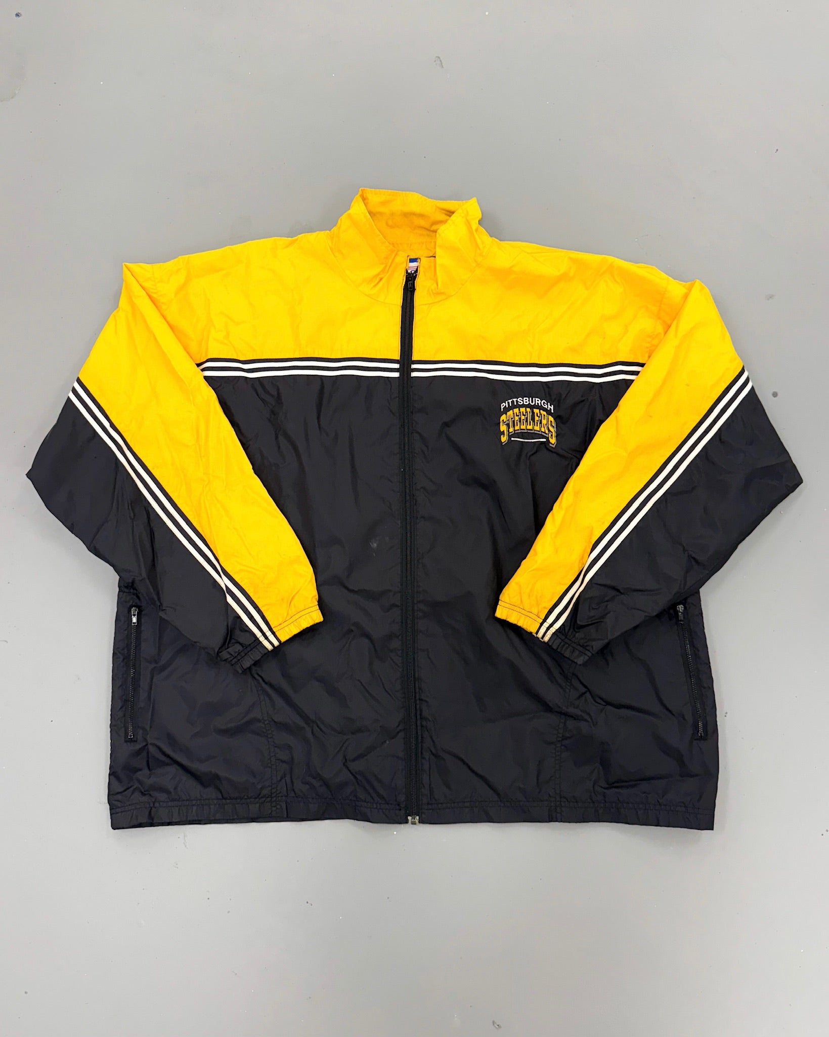 EVI11 TWIN VINTAGE WINDBREAKER-STEELERS – Hazel Boutique