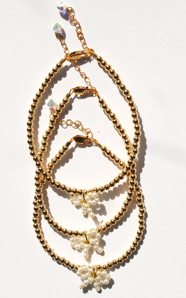 14k Gold Filled Bow Bracelet