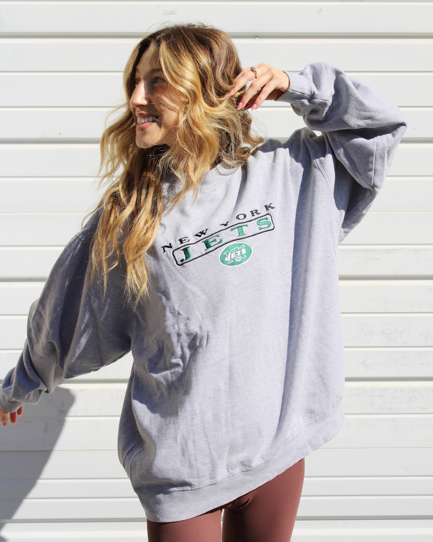 EVI11 TWIN VINTAGE CREWNECK - NY JETS