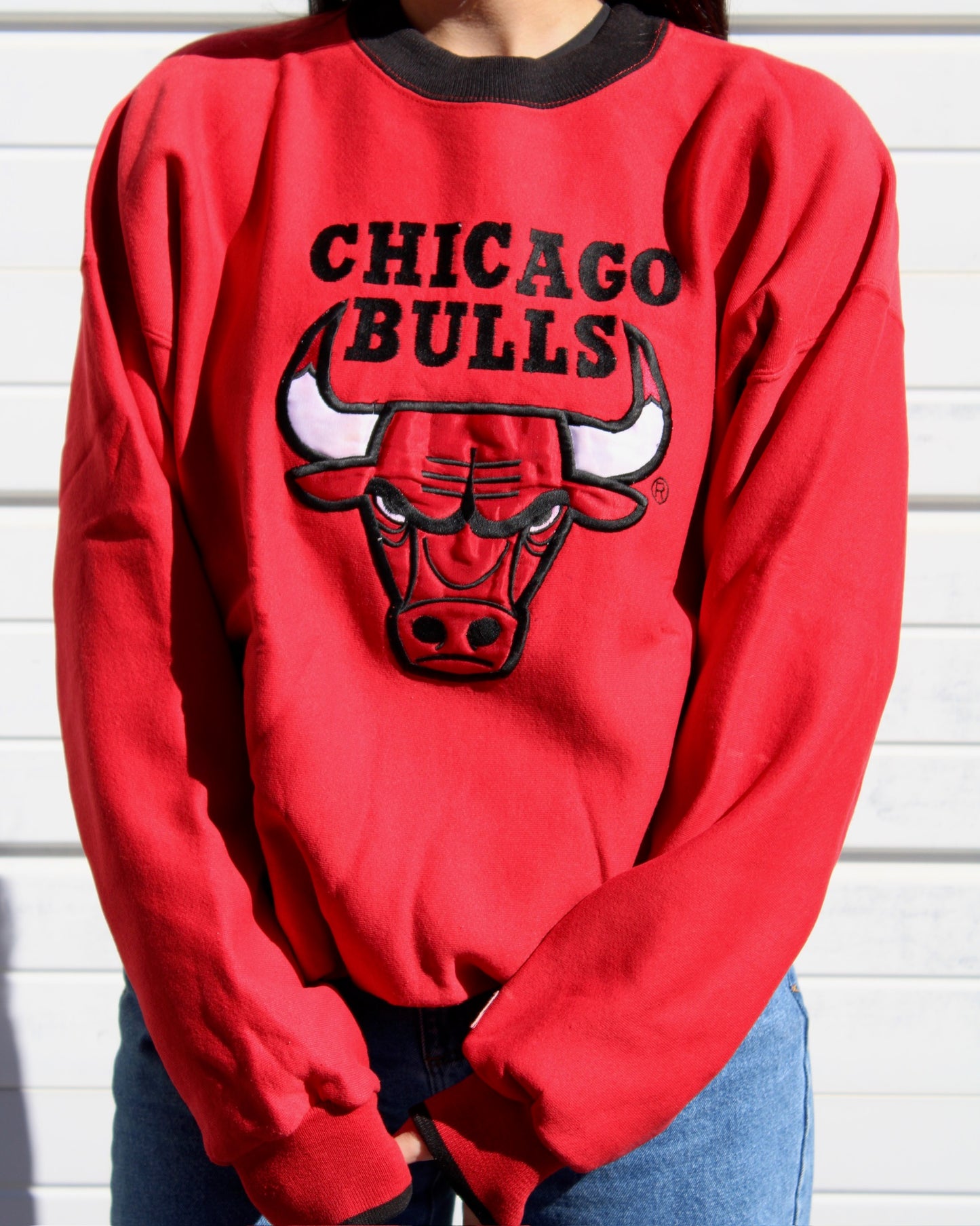 EVI11 TWIN VINTAGE CREWNECK-BULLS