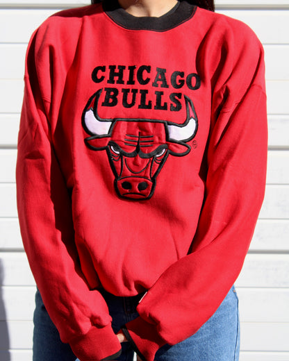 EVI11 TWIN VINTAGE CREWNECK-BULLS