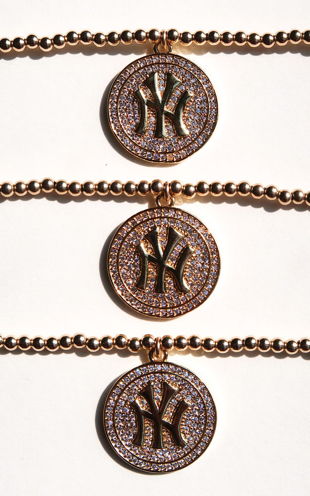 New York Yankee Medallion Bracelet