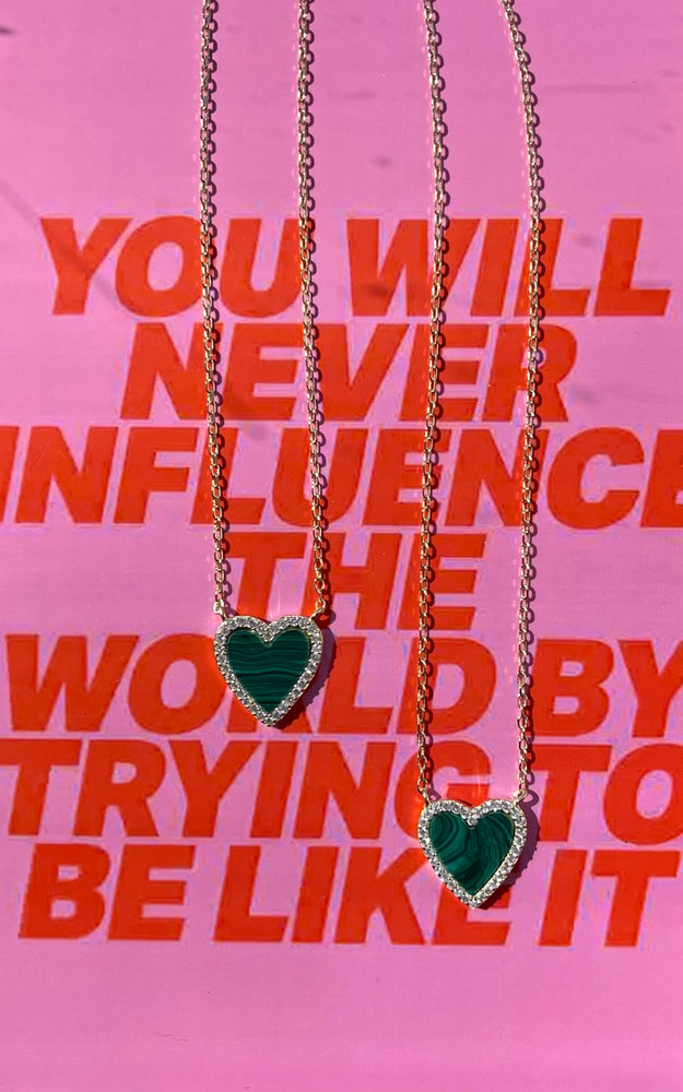 Jaded Heart Necklace