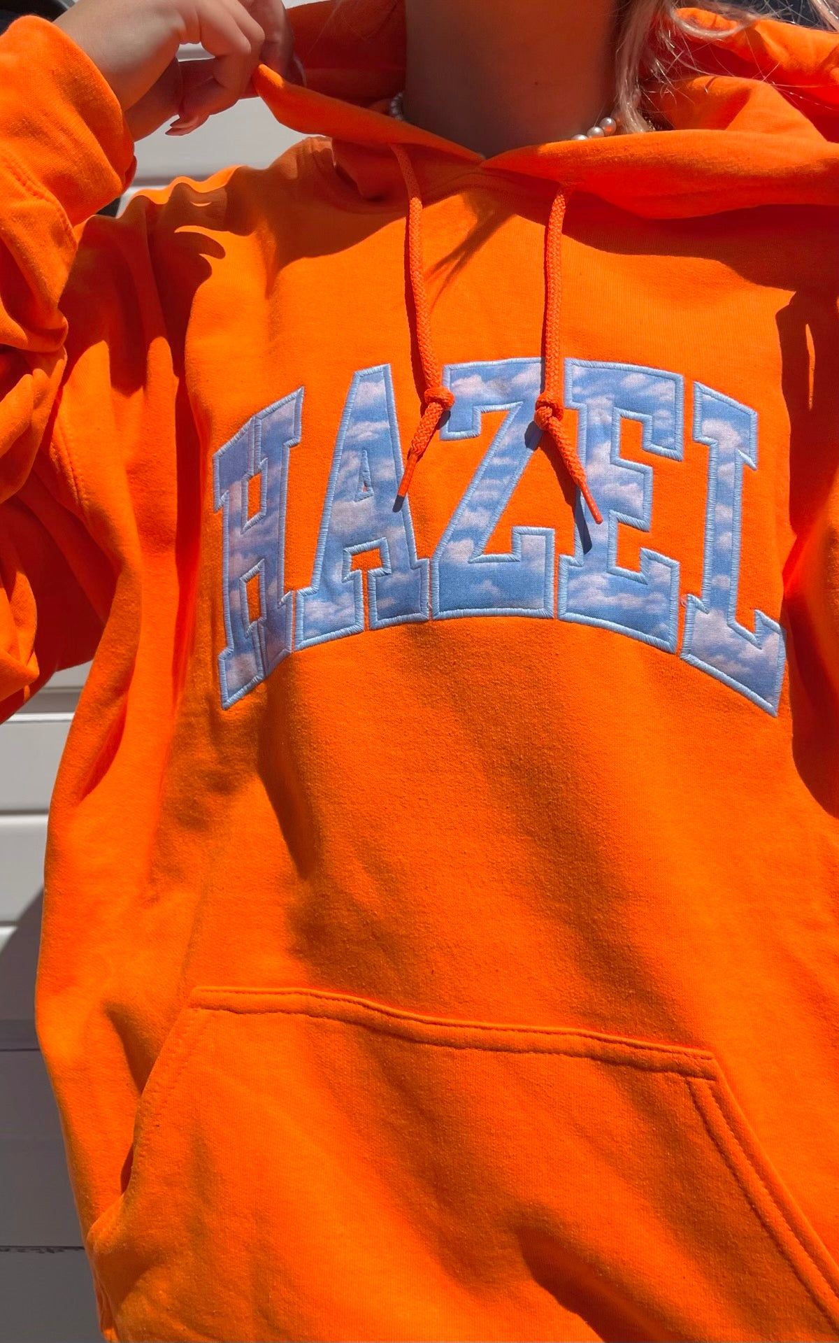 Finesse orange sweatshirt best sale